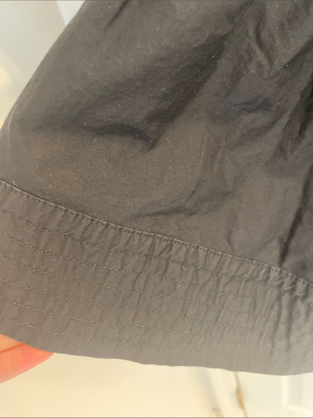 Mare Mare Puff Sleeved Black Cotton Blouse - Picture 4 of 13